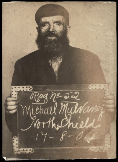 Michael Mulvaney, arrestato per ubriachezza e accattonaggio, North Shields, UK, 1904 da Unbekannt Unbekannt